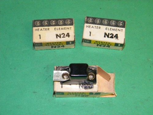 New! Lot of 3 Allen Bradley N24 Heater Elements