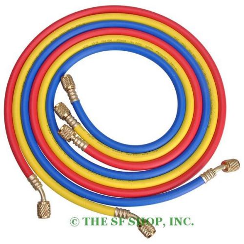 60&#034; Brass R134a Refrigerant HVAC AC Charging Hose