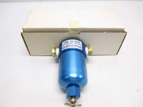 NEW BALSTON 92-812A 250PSI 1/2 IN NPT PNEUMATIC FILTER D480180