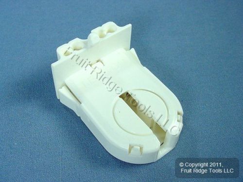 Leviton fluorescent lampholder bi-pin g13 t8 t12 w/ panel locator post 13653-wp for sale