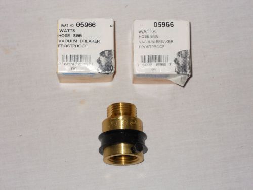 Watts  3/4 &#034; Hose Bibb Connection Vacuum Breaker Regulators NF8 0061854 New Set of 2