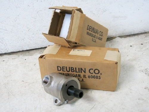 2 DEUBLIN 9075-020-125 ROTARY UNIONS, 3/4&#034;-NPT, LEFT-HAND, NEW