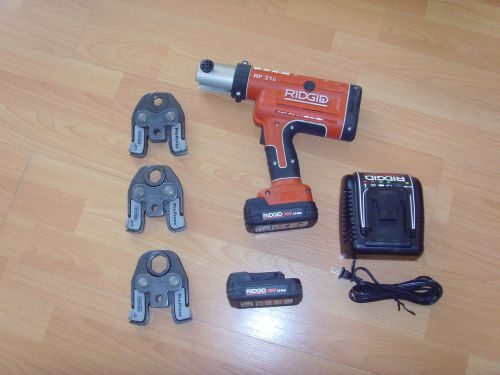 Ridgid RP 210 Press Propress Pro Pressing Crimping Tool 1/2-1&#034; crimp jaws