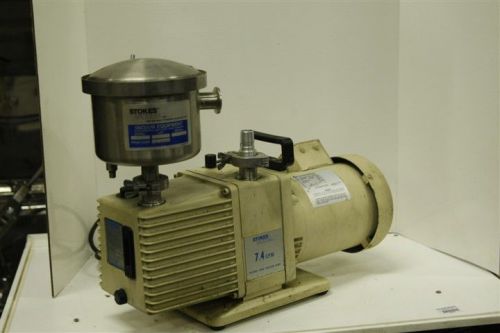 (see video) stokes windsor series rotary vane vacuum pump model 074 8216 for sale