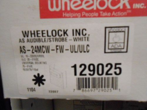 Wheelock audible/strobe - white for sale