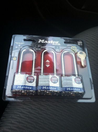 Master lock 3 pack new keyed same level 7 for sale