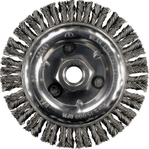 PFERD 82392 4-1/2&#034; COMBITWIST Stringer Bead Wheel, .020 CS Wire, 5/8-11 Thread