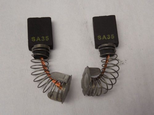 NEW LOT OF 2 NO NAME CARBON MOTOR BRUSH SA35 13/16&#034;LENGTH 5/8&#034;WIDTH 5/16&#034;THICK