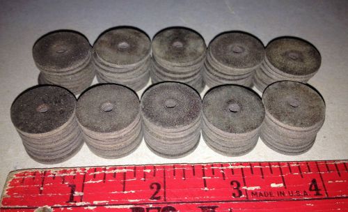 Pack of 100 grinding/ cut off wheels for dremel 3/4&#034;dx1/16&#034;thick x1/8 arbor, nos for sale