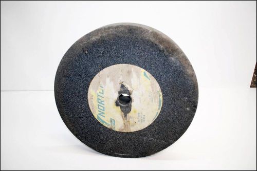 New NORTON ABRASIVES GRINDING WHEEL 18” stone NOS sharpening 3&#034; wide 1.5&#034; bore