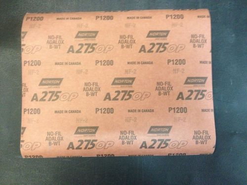 Norton 9 x 11/P1200-B/Norton No-Fil Adalox /A275/ 100 Sheets