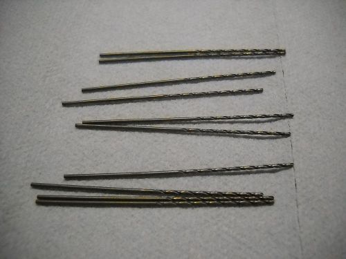 10 NEW BESLY TAPER LENGTH DRILLS #60 .040 HSS USA 1180