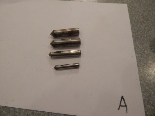 KEO Countersinks lot of 4 Pcs. 2--1/2&#034;,1--3/8&#034;, 1--1/4&#034; all 90deg