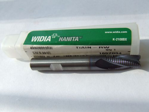 490608003RW NEW 8.0mm (~5/16&#034;) Hanita Carbide Rougher End Mill .31496