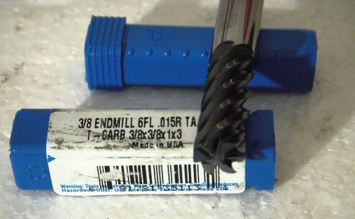 New sgs 6fl 3/8&#034; x 2.5&#034; endmill ta # 35113 for sale