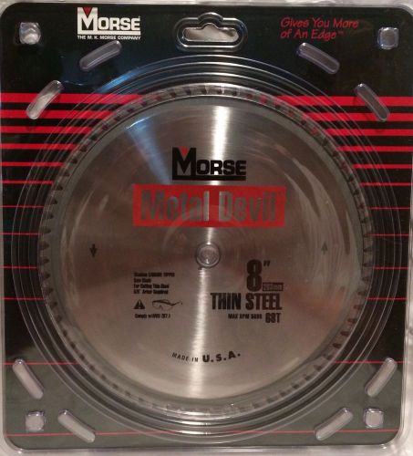 Morse Metal Devil 7 of the - 8&#034; 68T Thin Steel Cutting Blade CSM868TSC