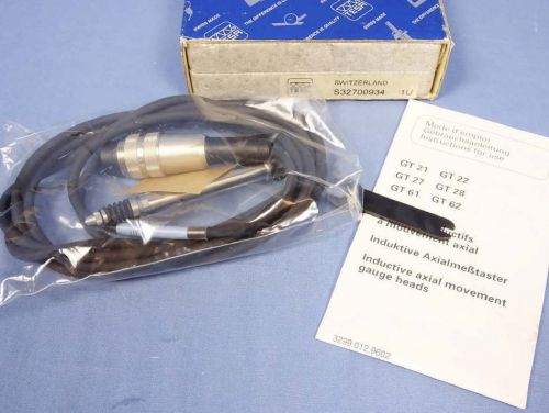 Brown &amp; Sharpe Tesa S32700934 Inductive Axial Movement Gauge Head NEW