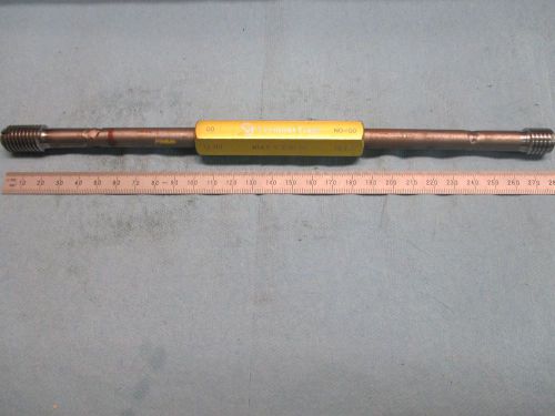 M14 X 2.00 6H EXTRA DEEP HOLE METRIC THREAD PLUG GAGE P.D.&#039;S = 12.701 &amp; 12.913MM