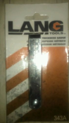 Lang metric thickness gauge