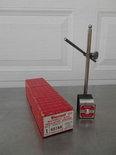 STARRETT No.657AA Mag Base Indicator Holder in Original  box