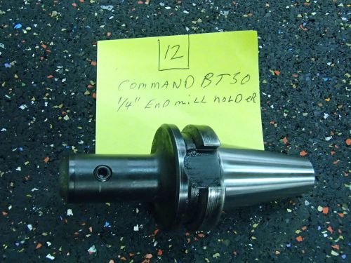 30 BT TAPER TOOLHOLDER COMMANDER  1/4&#034; ENDMILL HOLDER CNC (12)