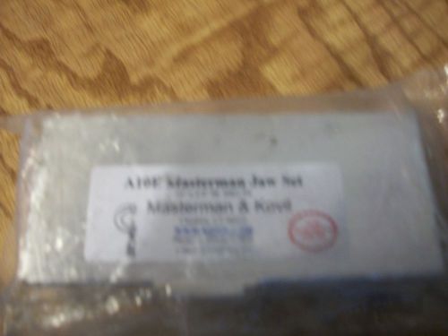 A10E Masterman &amp; Kovil Jaw Set 10&#034;x2.0&#034; Hi 6061-T6   FREE SHIPPING