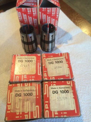 Spi dg 1000 set of 6 flex collet new (69-662-5) for sale