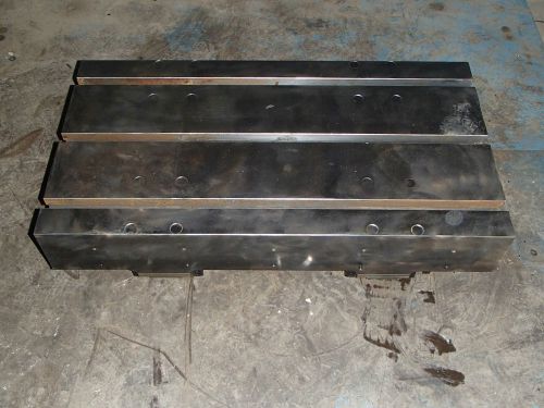 26&#034; x 14&#034; x 5&#034; steel welding t-slotted table cast iron layout plate t-slot weld for sale