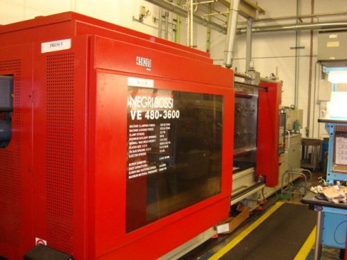 2006 NEGRI BOSSI 528-TON ALL-ELECTRIC PLASTIC INJECTION MOLDING MACHINE