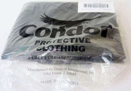 CONDOR 4T295A BIB APRON, BLACK, 45&#034; INCHES LONG, HEAVY DUTY - NEW