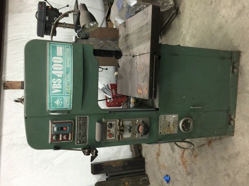 Jet vertical band saw vbs-400 blade welder / grinder for sale