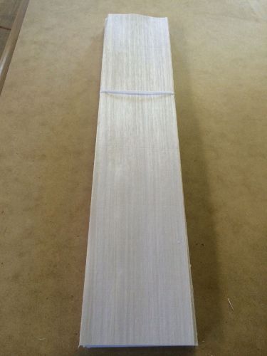 Wood Veneer Tabu 5x24 22pcs total Raw Veneer  &#034;EXOTIC&#034; TAB10 11-18