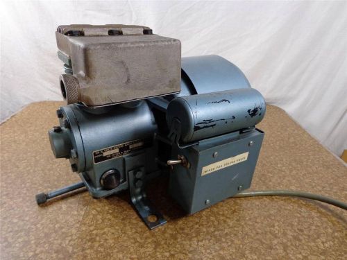 Vtg Pelton Crane 840C / 420C Dental Compressor Part - 3/4 HP Head Motor