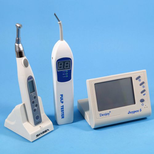 Apex Locator + Dental Wireless Root Canal Mini Endo Motor Handpiece+ Pulp Tester