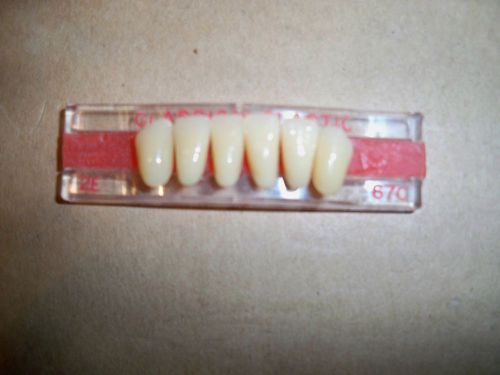 CLASSIC LOWER  ANTERIORS  DENTURE  TEETH!!