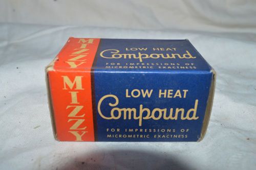 MIZZY LOW HEAT COMPOUND DENTURE DENTAL DENTIST IMPRESSION CAKE RED 8 OZ CAKE