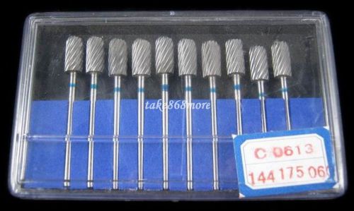 1 BOX Dentistry Steel  Tungsten carbide burs Dental Equipment C6(Single Blade)