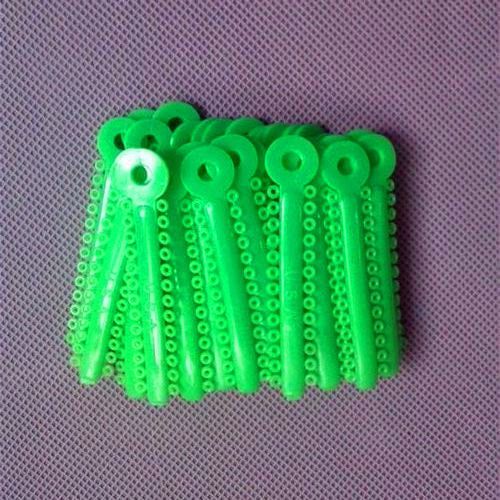 NEW 5*1040 pcs Dental Orthodontic Ligature Ties Elastic Elastomeric Spring Green