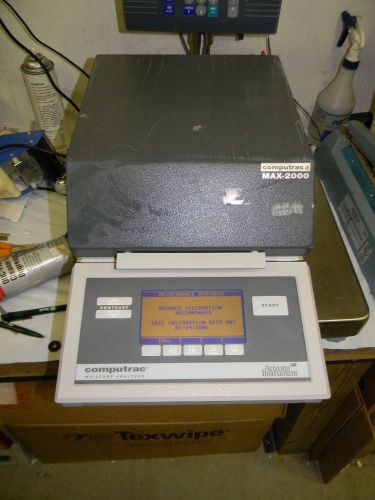 Arizona Instrument MAX 2000 Moisture Analyzer