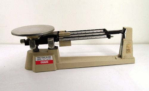 &#034;OHAUS&#034;TRIPLE BEAM MECHANICAL BALANCE SCALE 2610g 700 Series; 5lb 2oz 800 Series