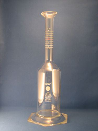Lurex calibration measuring flask td 1 quart for sale