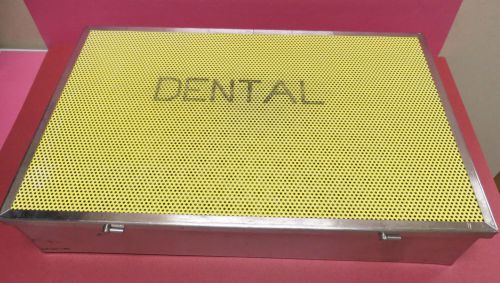 MEDICAL/DENTAL INSTRUMENT  STERILIZATION CASE 20&#034; x 13&#034; x 3-1/2&#034;