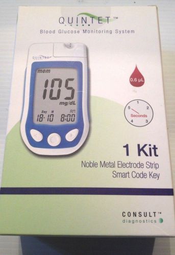 QUINTET BLOOD GLUCOSE MONITORING SYSTEM 1 KIT