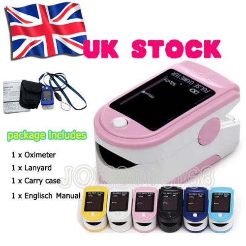 Led Blood Oxygen Heart Pulse Rate Sensor SPO2 Monitor CE Finger PR Oximeter New