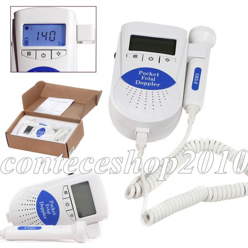 Contec, NEW, CE&amp;FDA  Sonoline B Fetal heart doppler /Backlight LCD 3mhz Probe