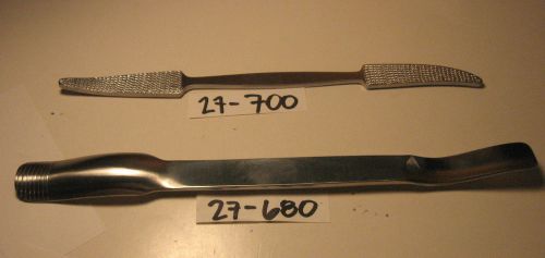 Murphy and putti bone rasp set of 2 (27-700,27-680) for sale