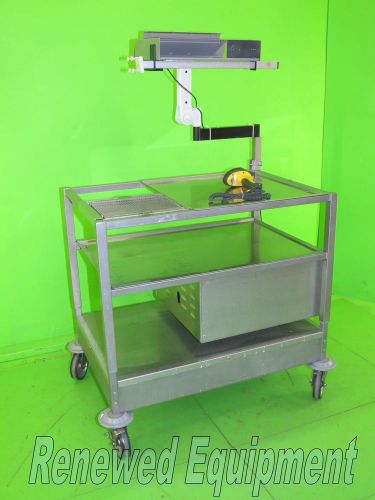 Custom Mobile Stainless Steel Procedure Cart Scanner Module Work Cart #1