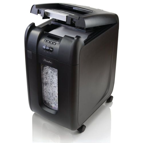 Swingline Paper Shredder, Stack-and-Shred 300X  Super Cross-Cut, 300 Sheets