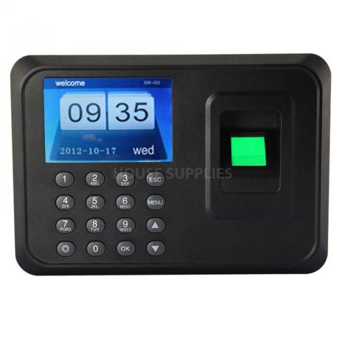 USB TCP/IP Password Fingerprint Time Recorder Clock Time Attendance