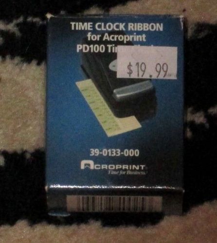 Time Clock Acroprint Ribbon NIP PD122 Replacement Ribbon